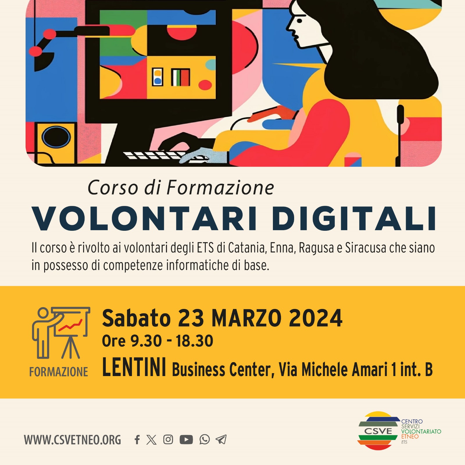 Volontari digitali: Corso di formazione a Lentini