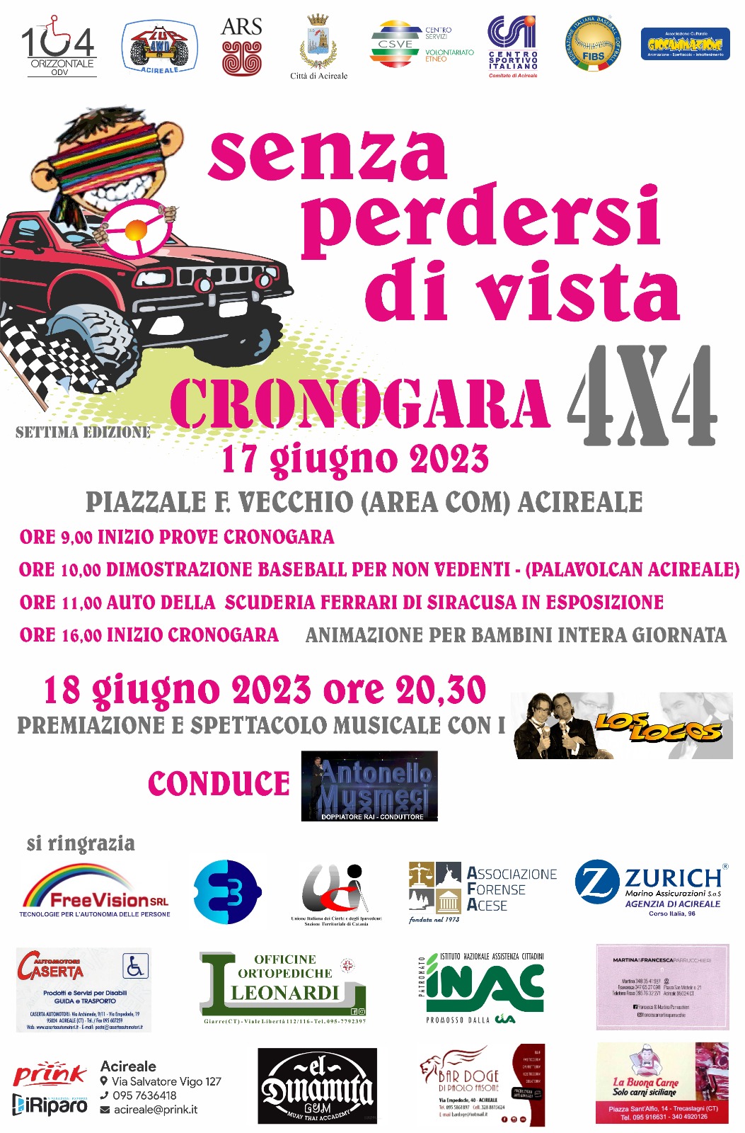 SENZA PERDERSI DI VISTA