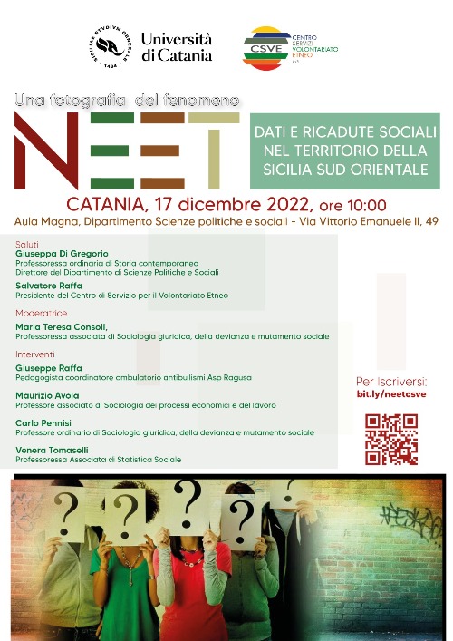 UNA FOTOGRAFIA DEL FENOMENO NEET | CATANIA, 17 DICEMBRE 2022