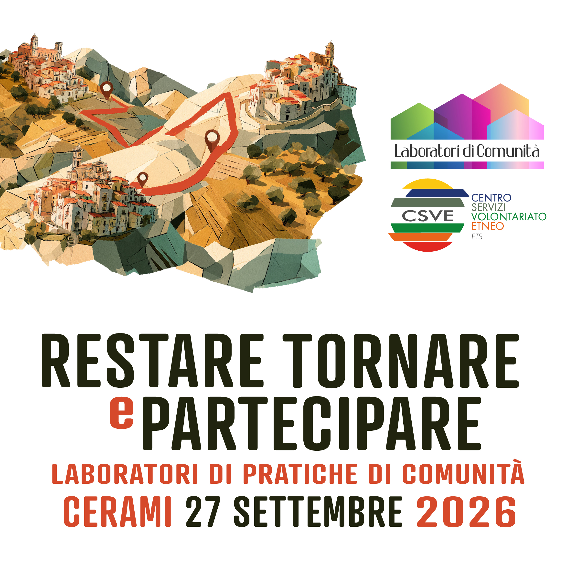 Restare, tornare e partecipare: a Cerami il primo Laboratorio di pratiche di comunità