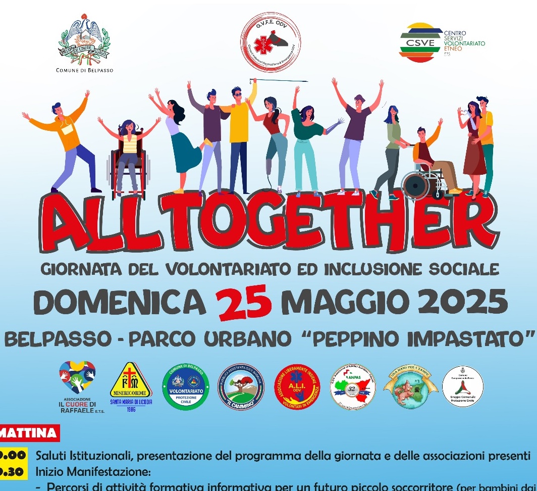 Giornata del Volontariato ed Inclusione Sociale a Belpasso (CT)