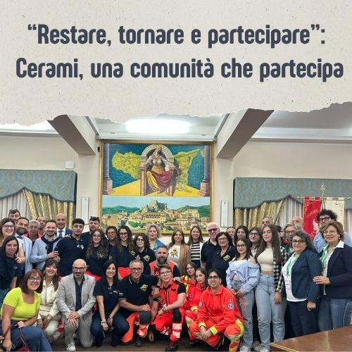 Cerami, una comunità che partecipa: grande risposta per “Restare, tornare e partecipare”