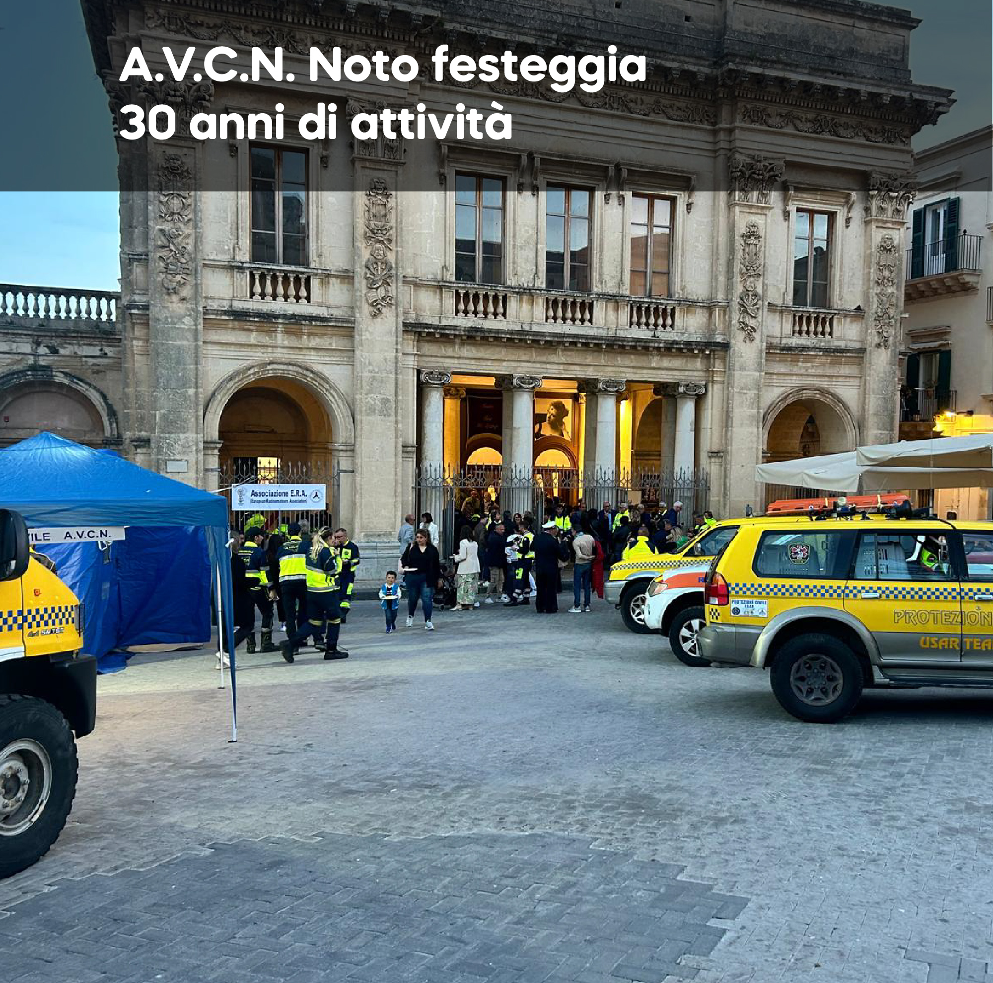 Noto celebra i 30 anni dell’A.V.C.N. al Teatro Tina Di Lorenzo