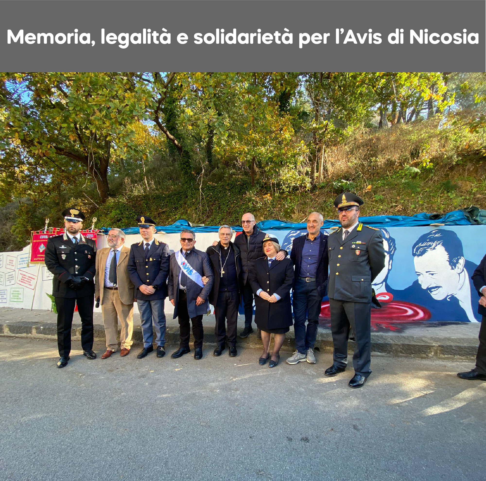 “Il sangue si dona, non si versa”: una giornata di memoria, legalità e solidarietà a Nicosia