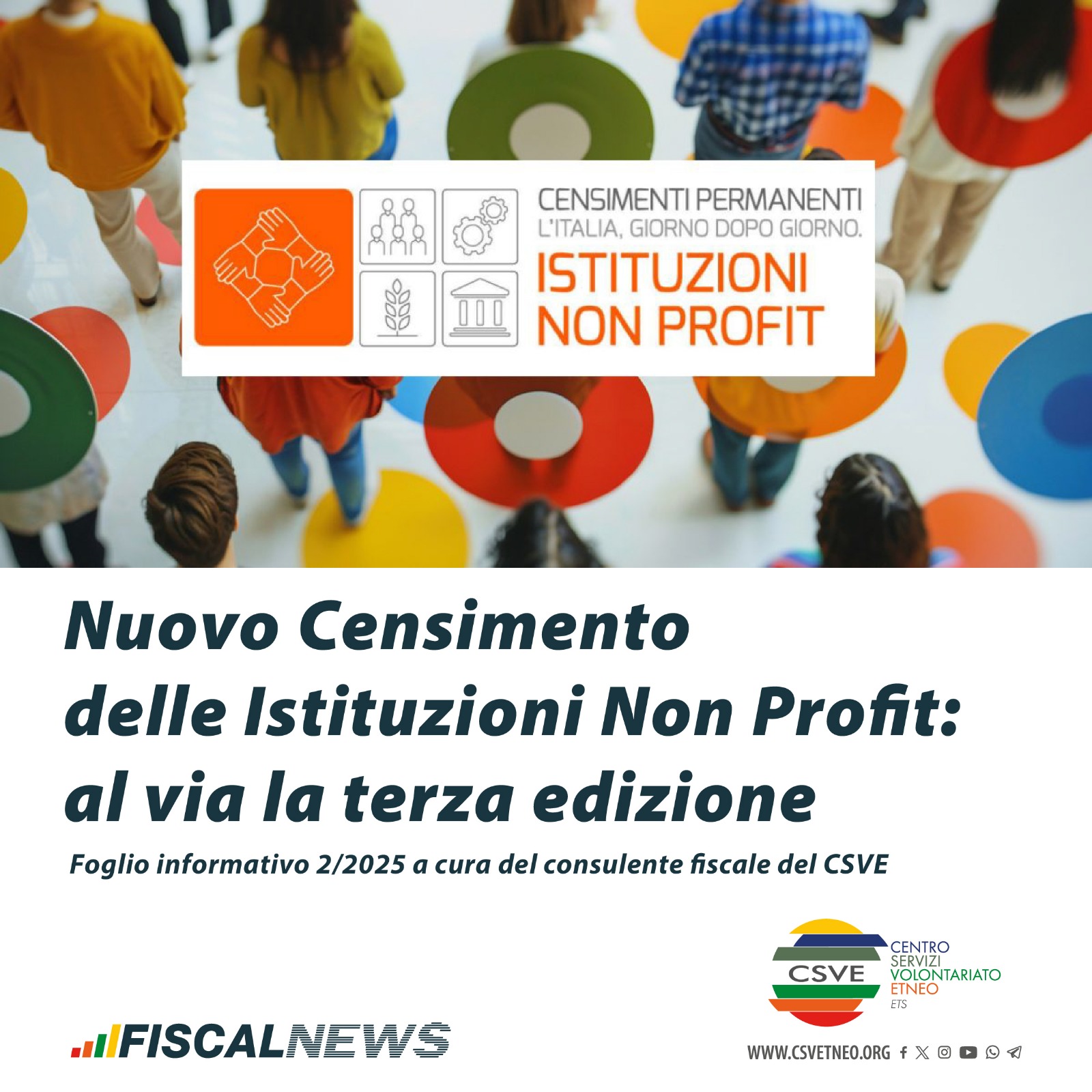 Fiscal News di aprile, Guida al Censimento delle Istituzioni Non Profit