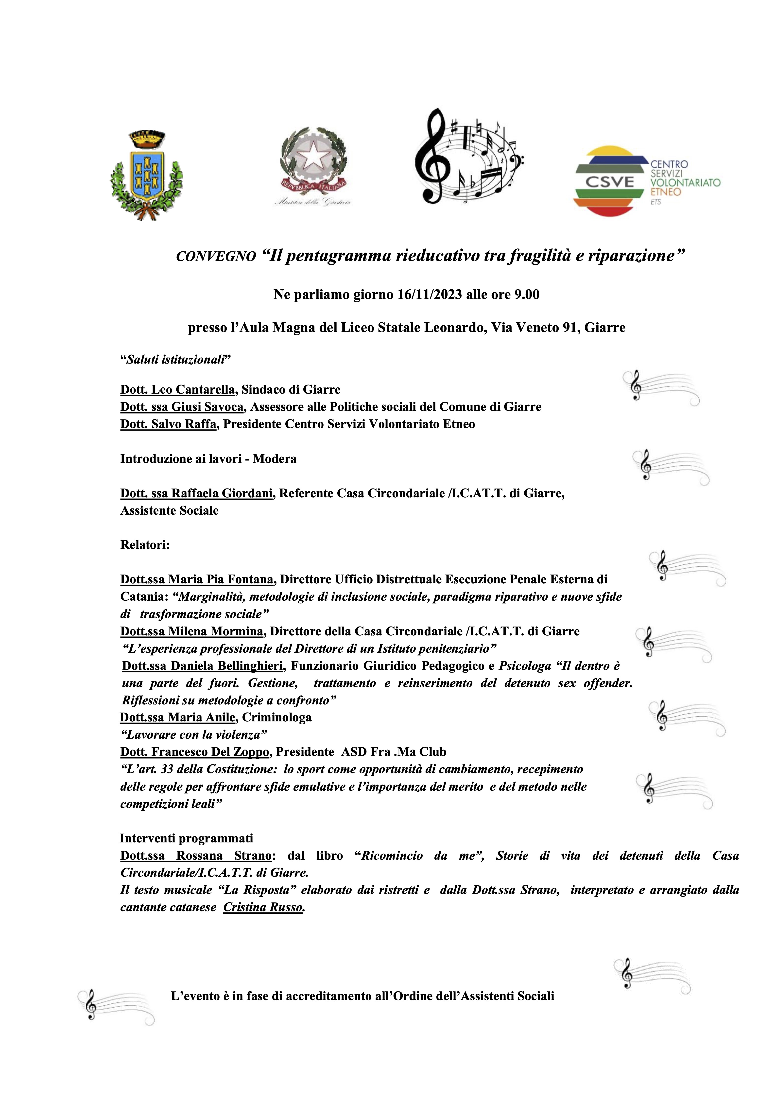 IL PENTAGRAMMA EDUCATIVO TRA FRAGILITÀ E RIPARAZIONE