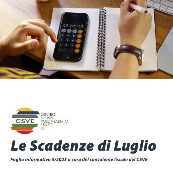 Fiscal News: Tutte le scadenze fiscali di Luglio 2025