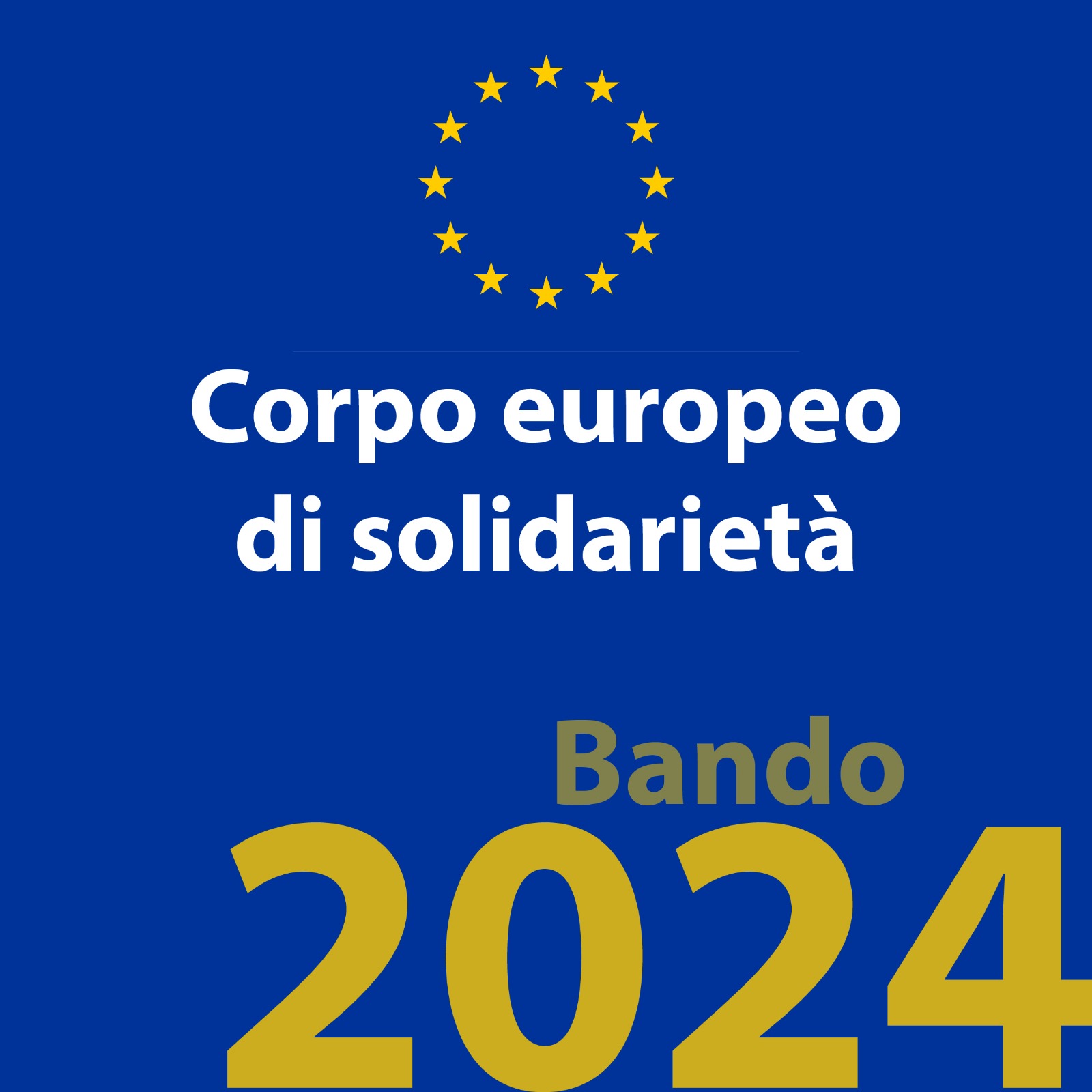 Corpo europeo di solidarietà: bando 2024