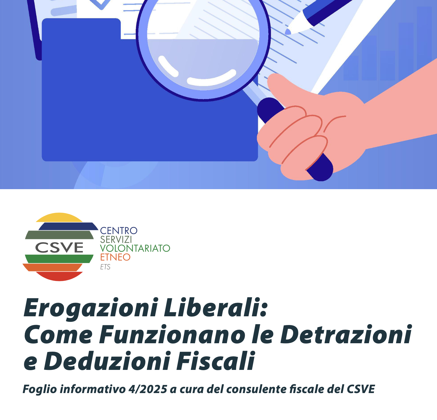 Erogazioni Liberali: disponibile il nuovo foglio informativo fiscale
