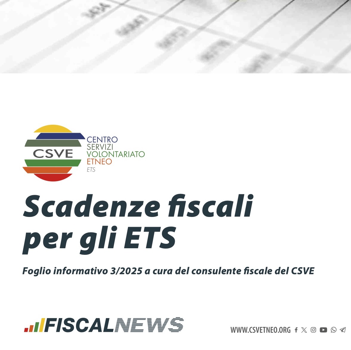 Fiscal News di Maggio: le scadenze per gli ETS