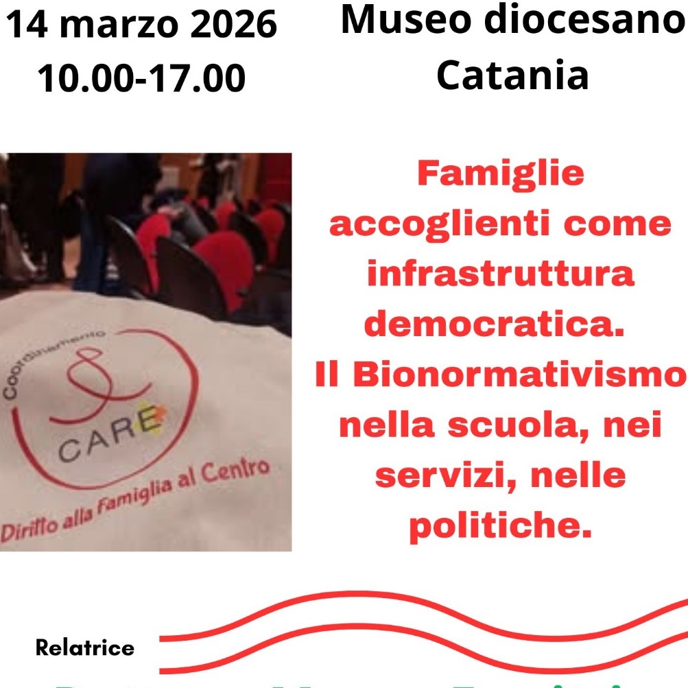 Famiglie accoglienti come infrastruttura democratica: incontro di formazione a Catania