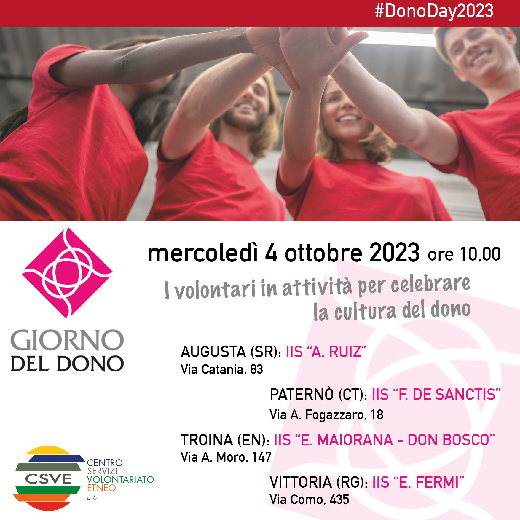 GIORNATA DEL DONO 2023 ALERT PARTECIPAZIONE PER GLI ETS