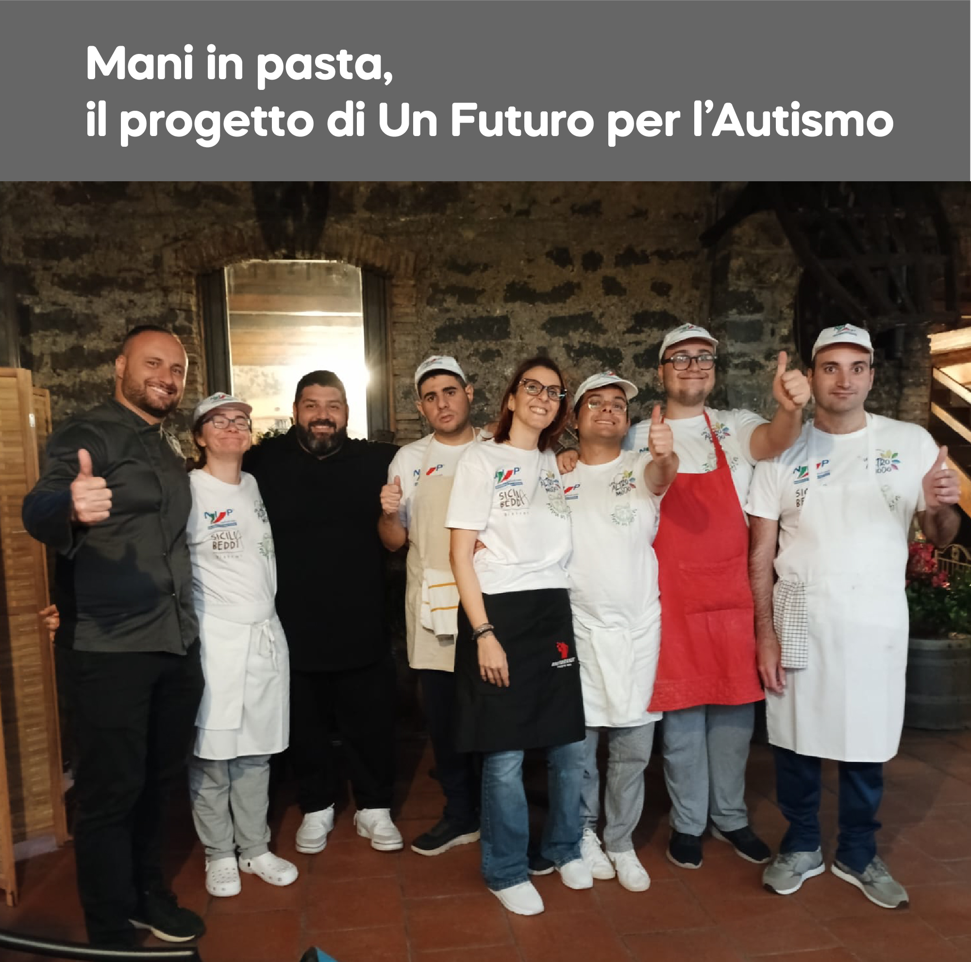 Mani in pasta, il progetto di Un Futuro per l’Autismo