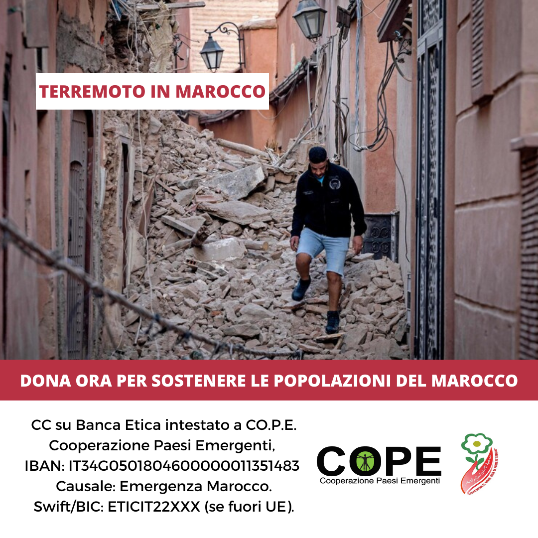 RACCOLTA FONDI PER IL MAROCCO