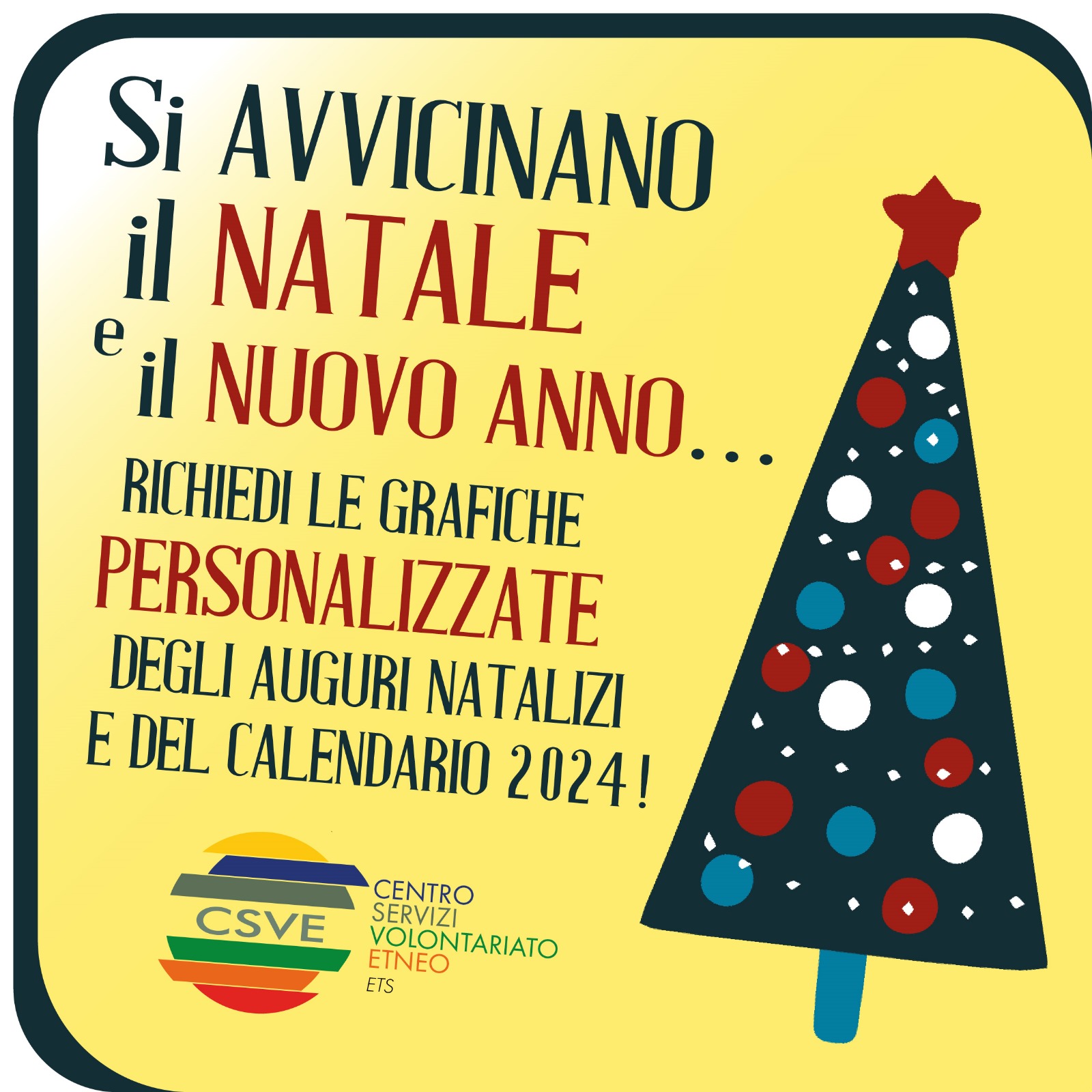 NATALE: GRAFICA PERSONALIZZATA PER GLI ETS