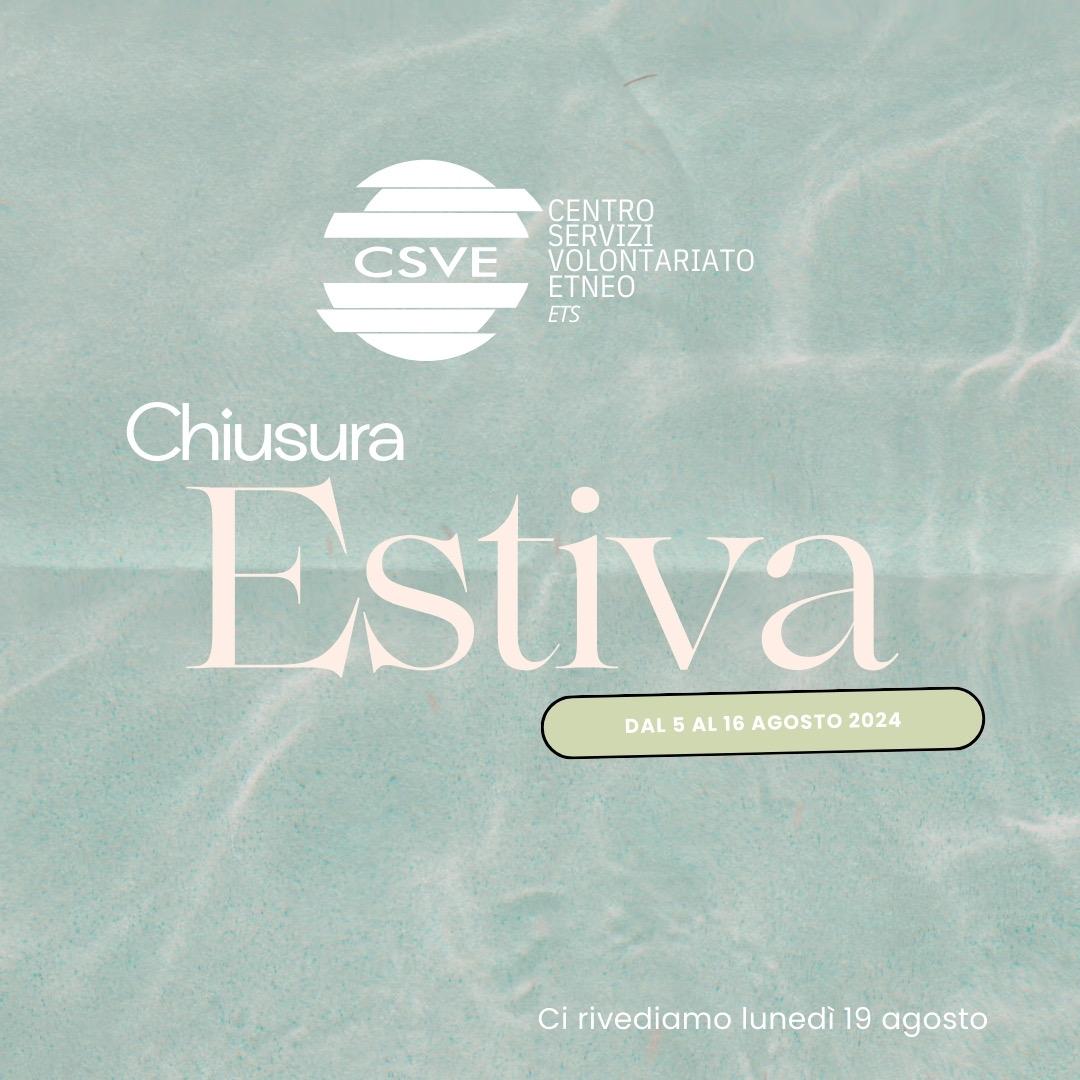 Chiusura estiva degli uffici