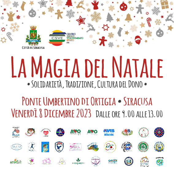 LA MAGIA DI NATALE CON I VOLONTARI DI SIRACUSA