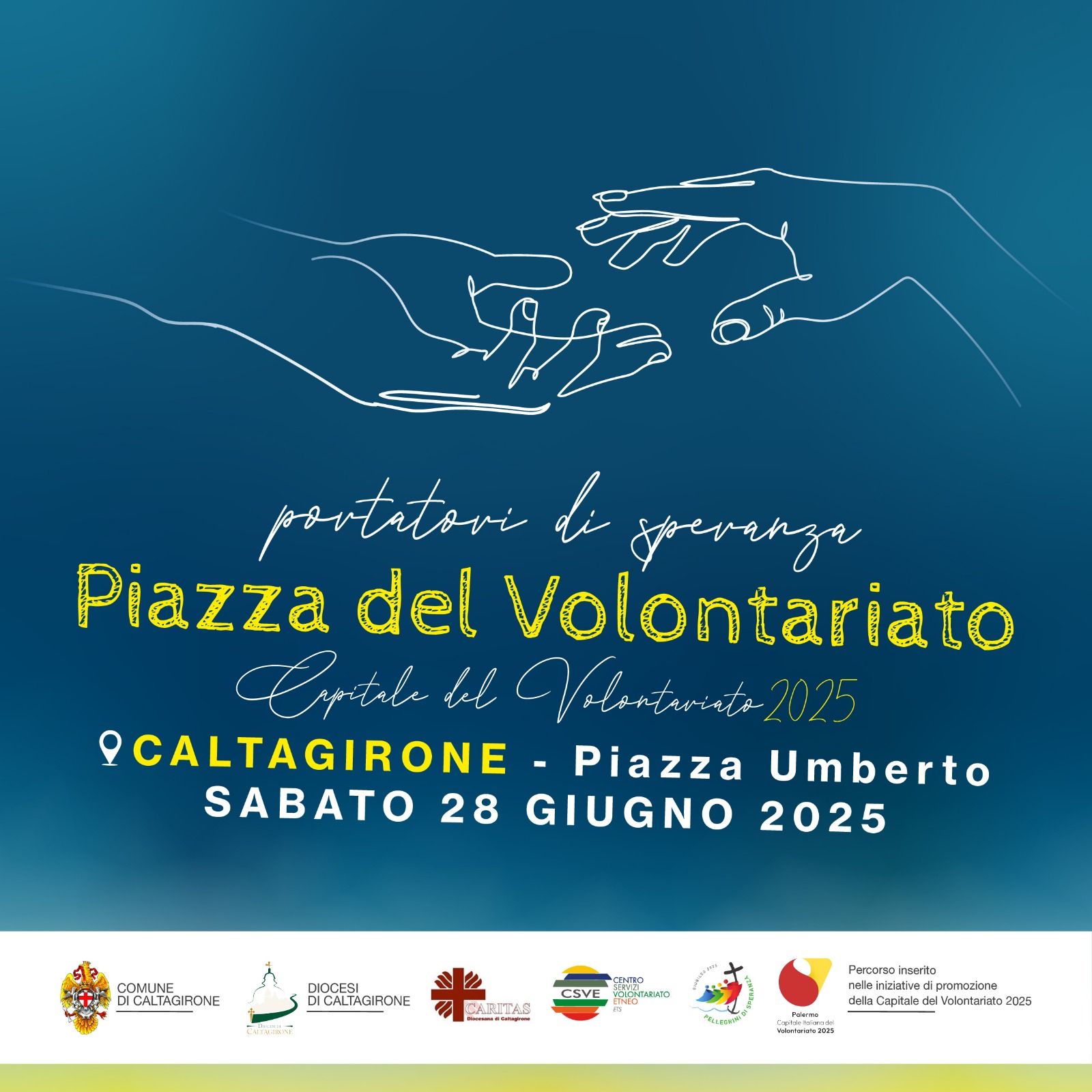 Piazza del Volontariato 2025: Caltagirone accoglie i portatori di speranza