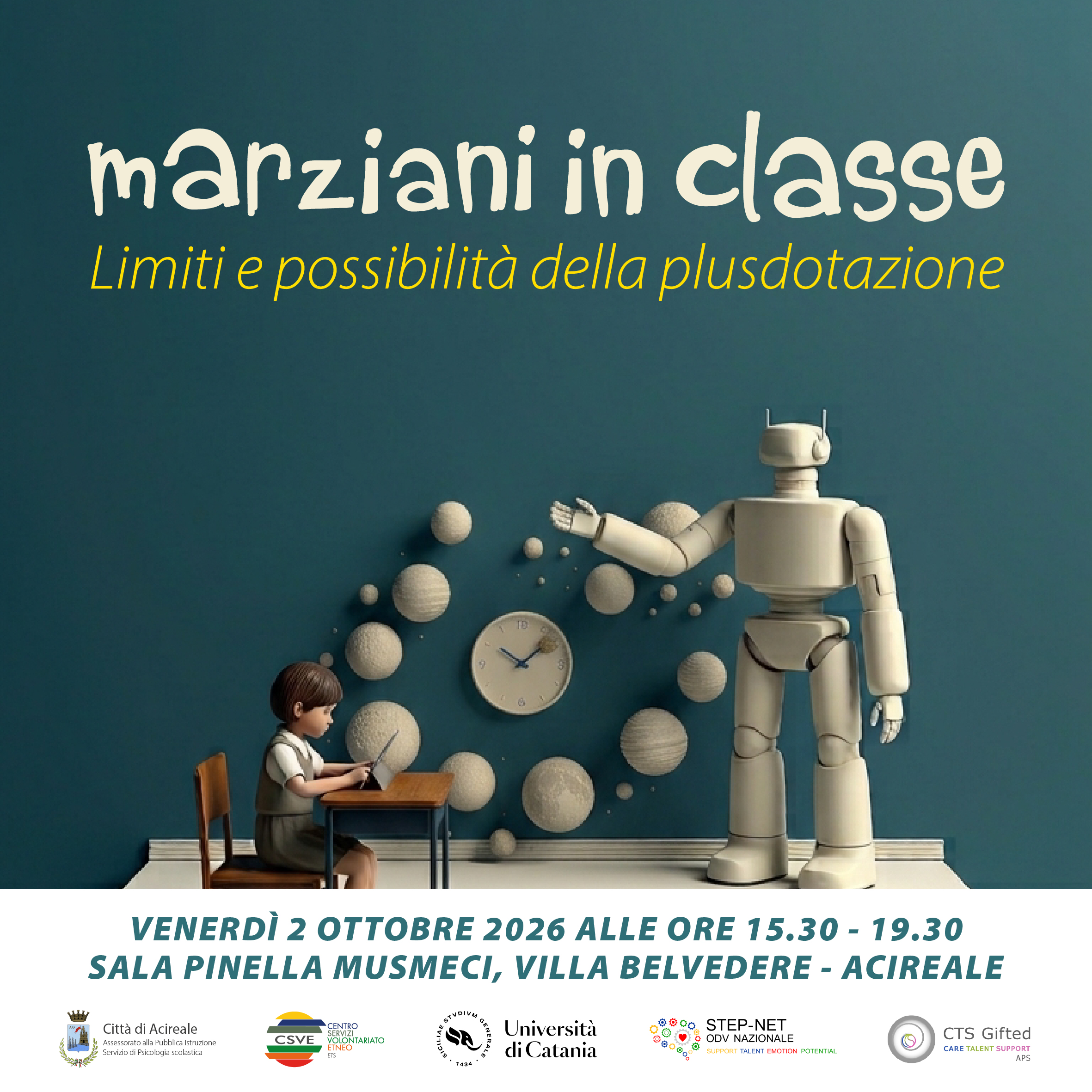 Marziani in classe: ad Acireale un progetto dedicato a plusdotazione e alto potenziale cognitivo