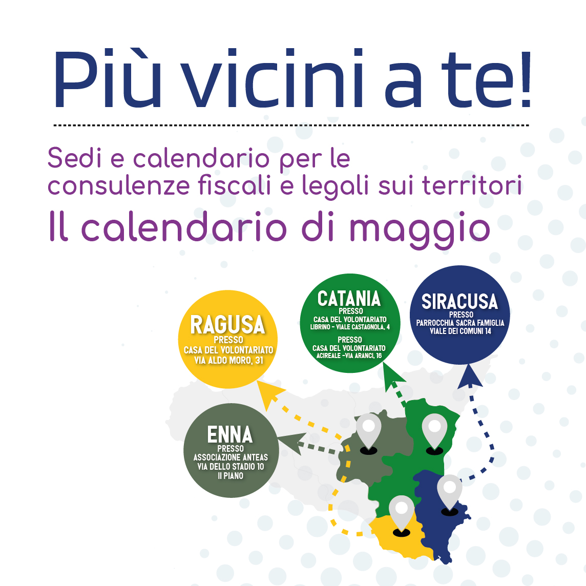 Consulenze fiscali e legali: online il calendario di maggio 2026