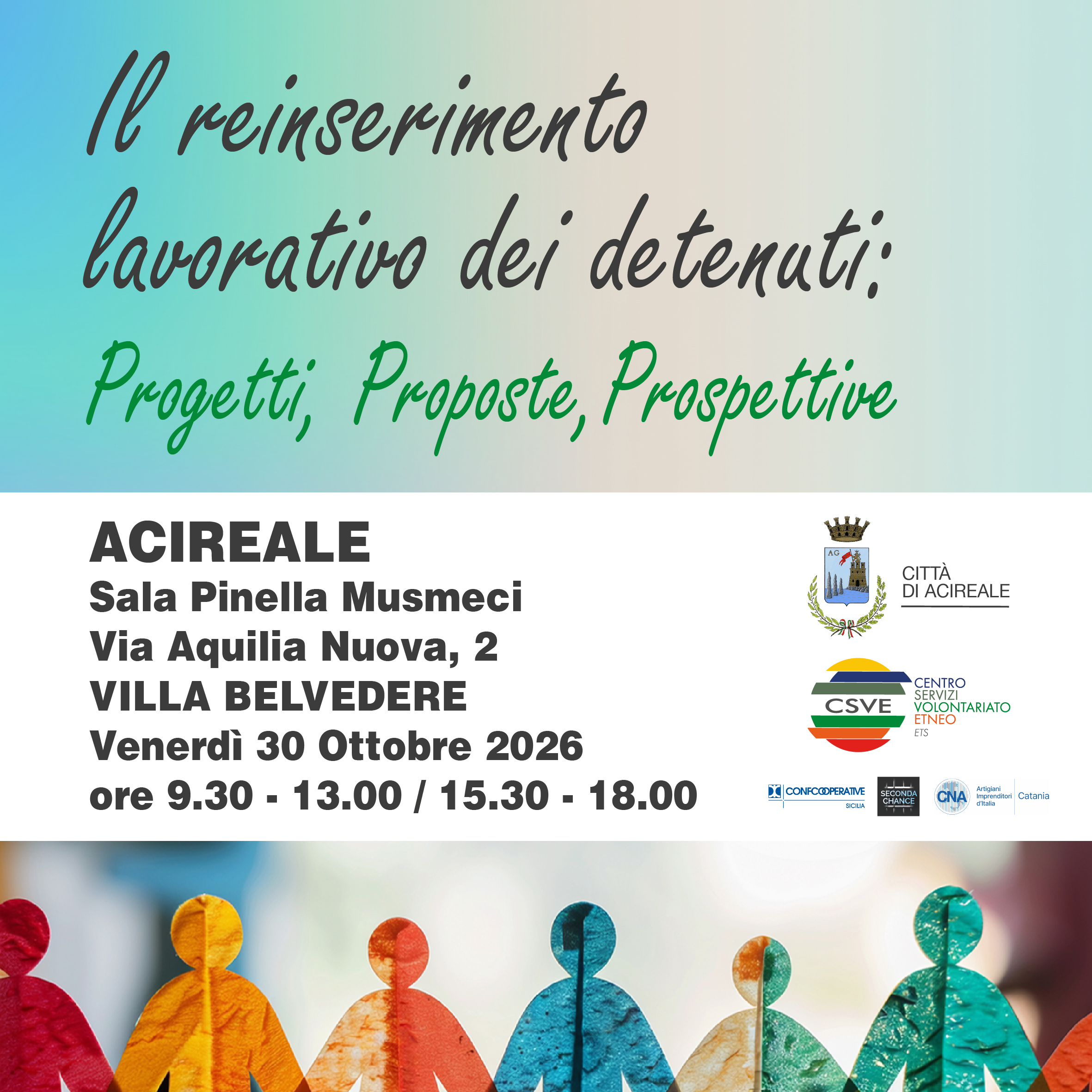 Reinserimento lavorativo delle persone detenute: ad Acireale un confronto su progetti, proposte e prospettive