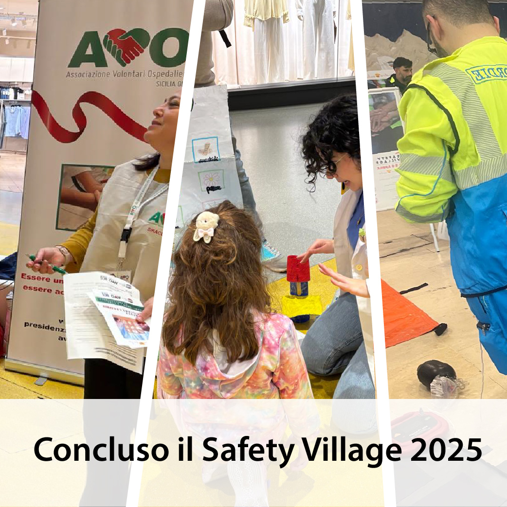 Successo per il Safety Village 2025: Volontari e Comunità al Centro Sicilia nell’evento animato dai volontari.