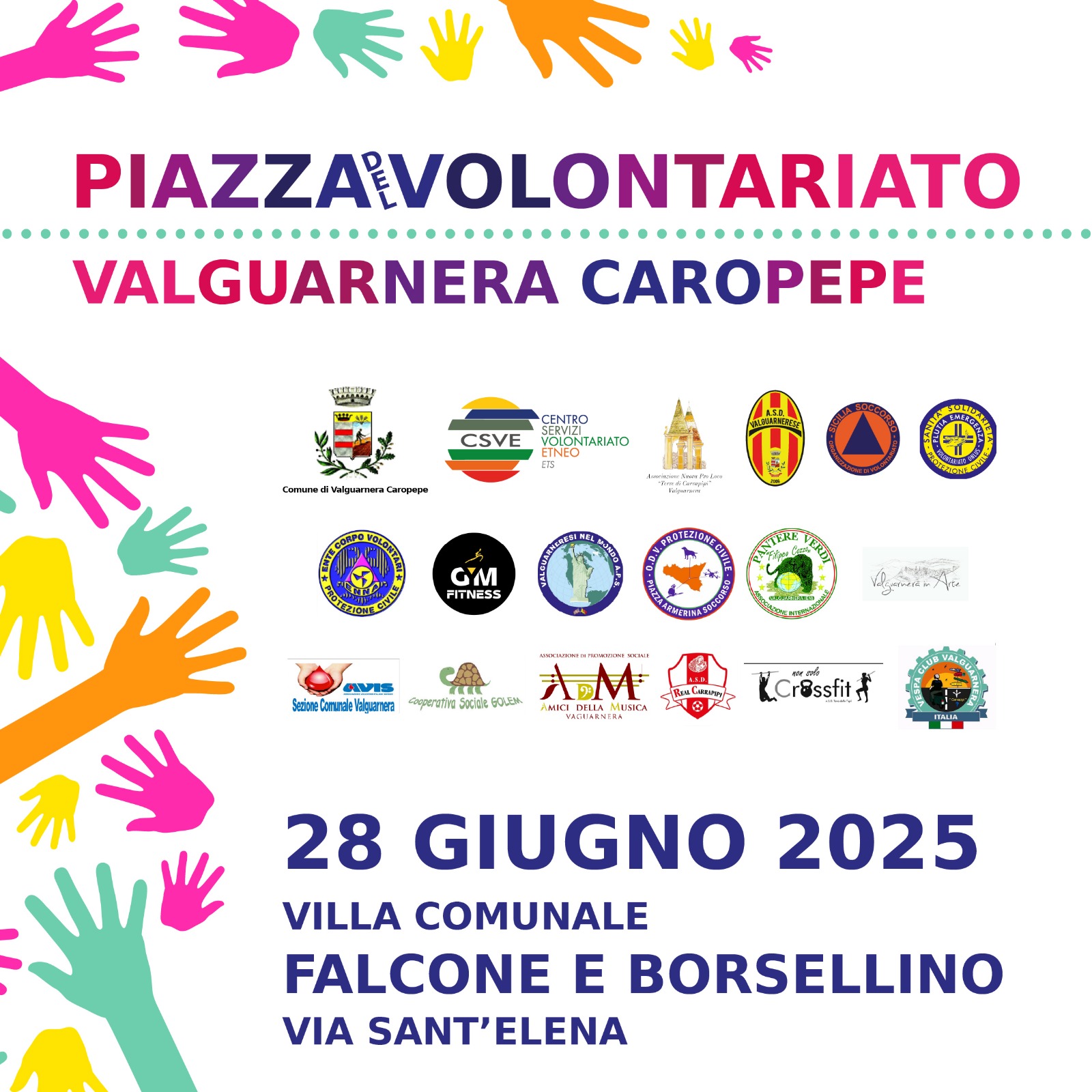 "Piazza del Volontariato": una giornata di festa e solidarietà a Valguarnera Caropepe (EN)