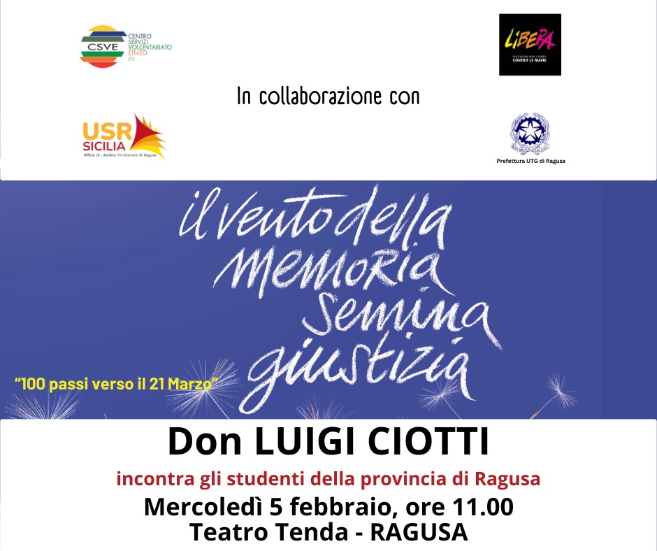 Don Luigi Ciotti in questi giorni in Sicilia