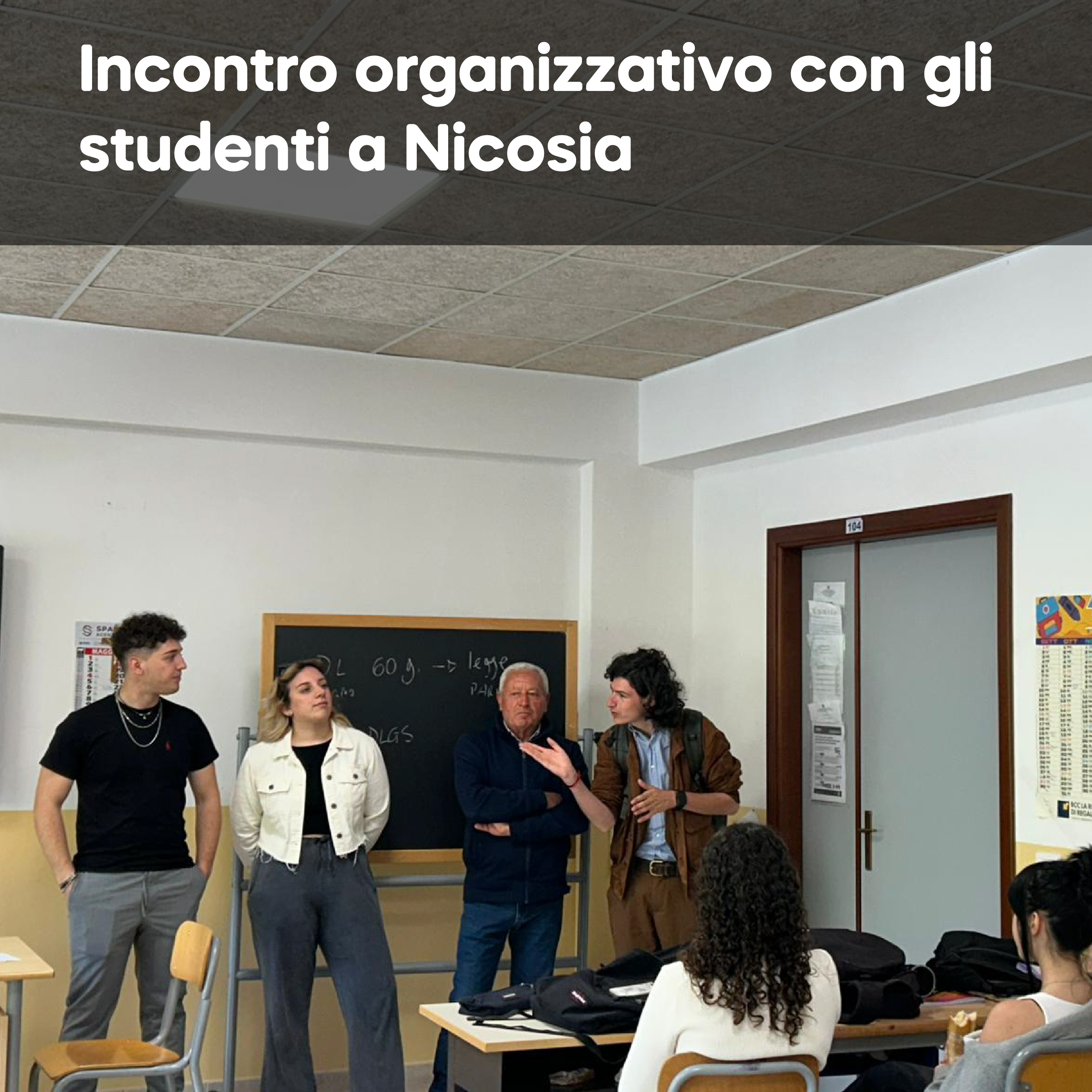 Incontro con gli studenti a Nicosia (EN)