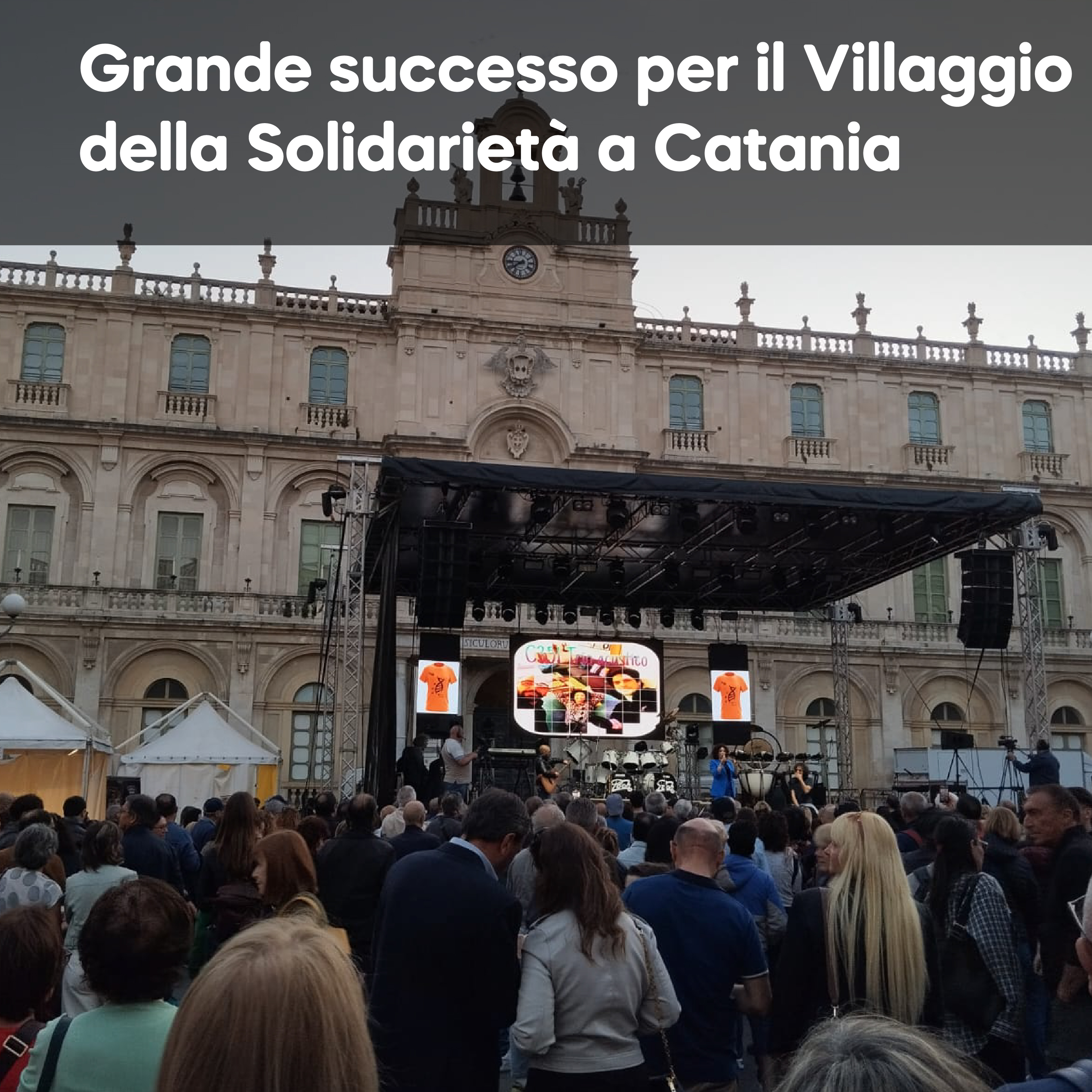 Grande partecipazione al “Villaggio della Ricerca & della Solidarietà” a Catania