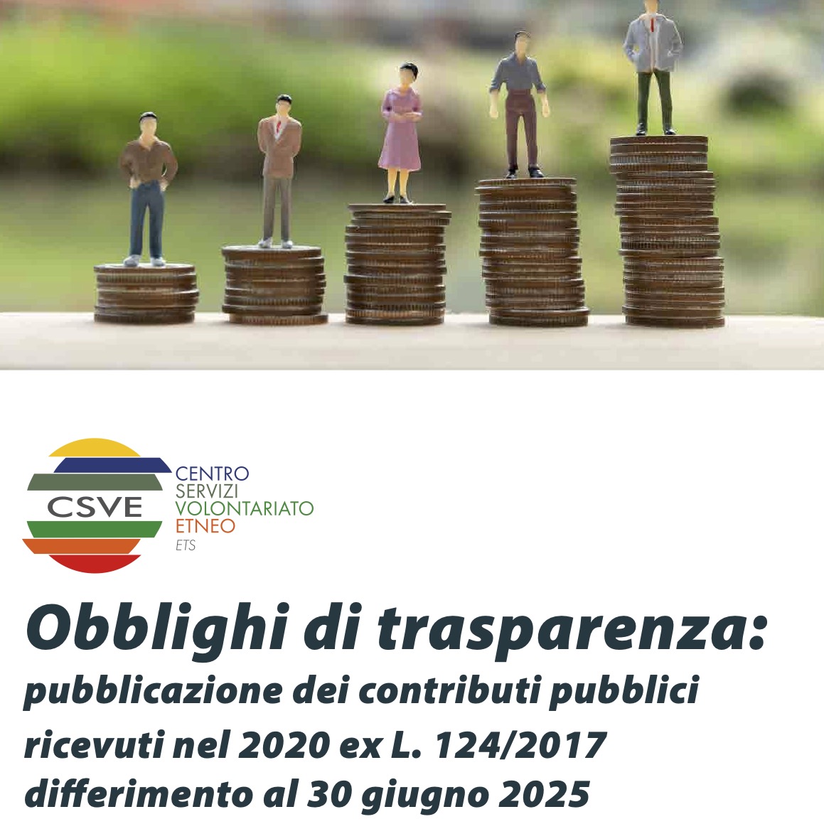 Obblighi di Trasparenza per gli ETS, on line il foglio informativo