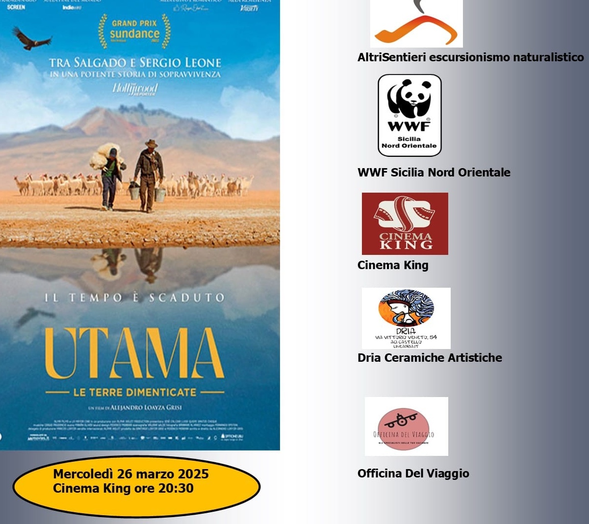 A Catania il WWF al cinema con "Utama" per l'Hearth Hour 2025